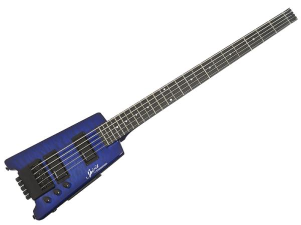 STEINBERGER スタインバーガー Spirit XT-25 Quilt Top Trans Blue 5弦ベース ヘッドレスベース  トランス・ブルー
