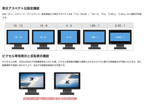 ADTECHNO ( エーディテクノ ) LCD1017S マルチフォーマット対応 フルHD