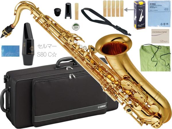 YAMAHA ヤマハ YTS-480 テナーサックス 管楽器 tenor saxophone ラッカー 管体 本体 YTS-480-01 gold セルマー S80 マウスピース セット F　北海道 沖縄 離島不可
