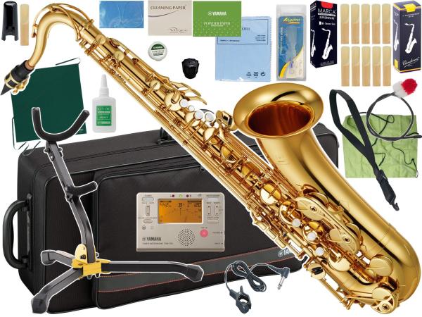 YAMAHA ヤマハ YTS-380 テナーサックス ラッカー 正規品 管楽器 tenor saxophone gold YTS-380-01 セット G　北海道 沖縄 離島不可 