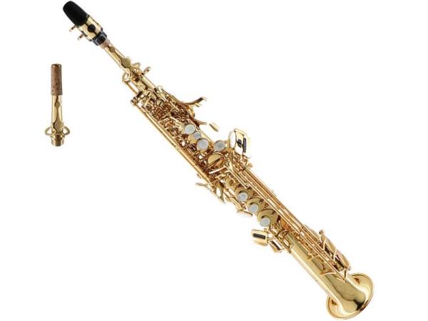 Chateau シャトー CSS-H70GL ストレート ソプラノサックス ラッカー デタッチャブル イエローブラス HANDMADE SERIES Soprano Saxophone gold　北海道 沖縄 離島不可