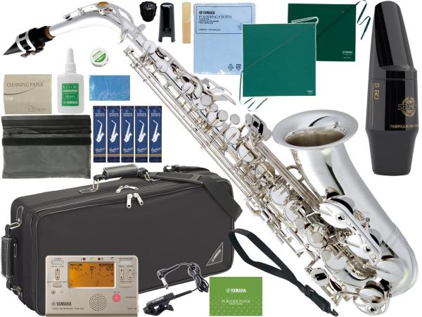 YAMAHA ヤマハ YAS-62S アルトサックス 銀メッキ スタンダード 管楽器 silverメッキ Alto saxophone セルマー S80 セット G　北海道 沖縄 離島不可