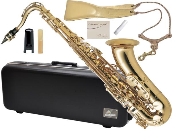 Antigua  アンティグア TS3108 テナーサックス スタンダード ラッカー ゴールド  管楽器 tenor saxophone Standard GL gold セット E　北海道 沖縄 離島不可