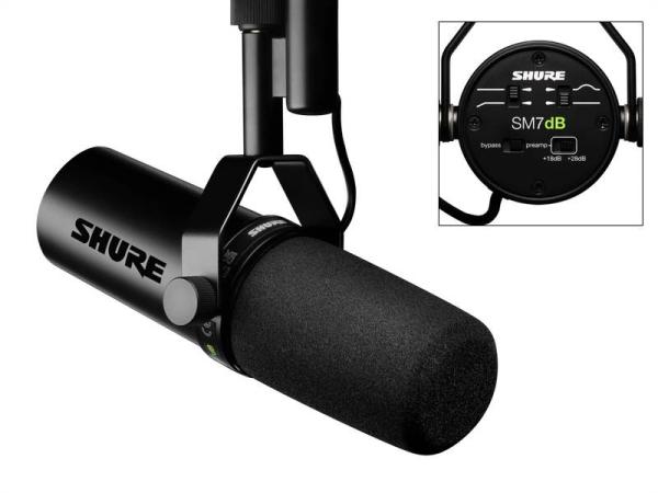 SHURE ( シュア ) SM7dB ◇ プリアンプ内蔵 ダイナミックボーカル