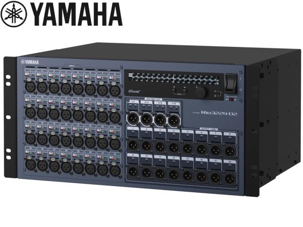 YAMAHA ヤマハ Rio3224-D2 ◆ Dante対応 I/O ラックアナログ32入力、16出力、AES/EBU 8出力を装備