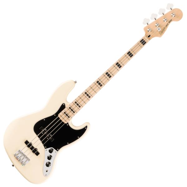 SQUIER スクワイヤー Affinity Active Jazz Bass Olympic White ジャズベース エレキベース by フェンダー  送料無料! | ワタナベ楽器店 ONLINE SHOP