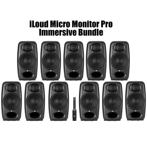 IK Multimedia アイケーマルチメディア iLoud Micro Monitor Pro - Immersive Bundle モニター  スピーカー DTM DAW ブラック 送料無料! | ワタナベ楽器店 ONLINE SHOP