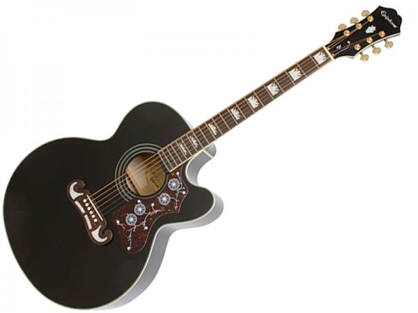 Epiphone エピフォン EJ-200SCE BLK アコースティックギター  エレアコ  ジャンボ タイプ 