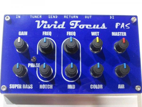 PAS ( ピーエーエス ) Vivid Forcus【1chアコースティックプリアンプ