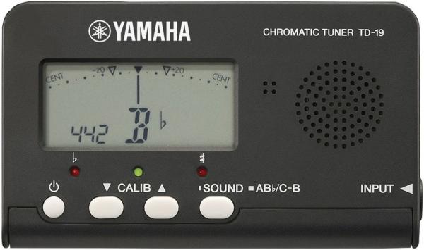 YAMAHA ヤマハ TD-19BK クロマチックチューナー ブラック 楽器 吹奏楽 ブラスバンド オーケストラ 音合わせ チューニング chromatic tuner　北海道 沖縄 離島不可