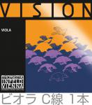 Thomastik-Infeld トマスティック インフェルト VISION VI24 ビオラ弦 バラ 1本 C線 ヴィジョン シンセティックコア タングステン シルバー巻 ビジョン Viola Strings MEDIUM