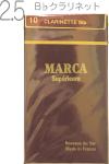 MARCA マーカ スペリアル B♭ クラリネット 2.5 リード 10枚入り 1箱 Bb clarinet professional reed SUPERIEURE クラリネットリード フランス製 2-1/2 旧パケ