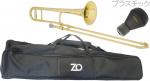 ZO ゼットオー TTB-08 テナートロンボーン シャンパンゴールド アウトレット プラスチック 細管 Tenor trombone Gold ミュート セット B　北海道 沖縄 離島不可