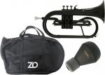 ZO ゼットオー FL-05 フリューゲルホルン ブラック 新品 アウトレット プラスチック 管楽器 Flugel horn black 楽器 ミュート セット A　北海道 沖縄 離島不可