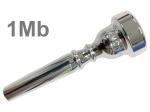 HAMMOND DESIGN ハモンドデザイン 1Mb トランペット マウスピース 銀メッキ 金管楽器 トランペット用 Trumpet mouthpiece SP 1 Mb　北海道 沖縄 離島不可