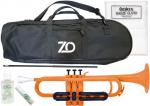 ZO ゼットオー トランペット TP-11BK オレンジ アウトレット プラスチック 樹脂製 管楽器 B♭ trumpet orange セット B　北海道 沖縄 離島不可