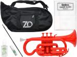 ZO ゼットオー コルネット CN-01 レッド アウトレット プラスチック 管楽器 cornet Red 楽器 バルブオイル セット B 　北海道 沖縄 離島 同梱不可 