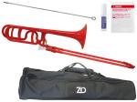 ZO ゼットオー トロンボーン 太管 TB-01 レッド アウトレット プラスチック テナーバストロンボーン tenor bass trombone セット B　北海道 沖縄 離島不可