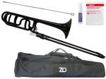 ZO ゼットオー トロンボーン 太管 TB-05 ブラック アウトレット プラスチック テナーバストロンボーン tenor bass trombone 黒色 セット B　北海道 沖縄 離島不可