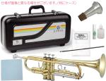 JUPITER  ジュピター JTR500 トランペット ラッカー ゴールド 管楽器 B♭ JTR-500 Trumpet セット D　北海道 沖縄 離島不可