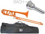 ZO ゼットオー TB-11 テナーバス トロンボーン オレンジ アウトレット プラスチック 太管 Tenor bass trombone orange BACHマウスピース セット C　北海道 沖縄 離島不可