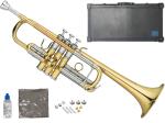 XO エックスオー 1624L C管 トランペット ラッカー ゴールド イエローブラス 管楽器 C Trumpet gold　北海道 沖縄 離島不可