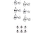 Fender フェンダー Locking Stratocaster®/Telecaster® Staggered Tuning Machines (Polished Chrome) 
