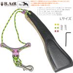 B.AIR ビーエアー バードストラップ カスタマイズ ピンク ライムグリーン サックス用 Lサイズ 3mm ネックストラップ BIRD STRAP standard saxophone　北海道 沖縄 離島不可