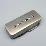 Lindy Fralin P90 Soapbar Pickup / Neck Position / Raw Nickel Cover