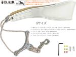 B.AIR ビーエアー バードストラップ カスタマイズ ホワイト スタンダード サックス用 Sサイズ 3mm ネックストラップ BIRD STRAP standard saxophone　北海道 沖縄 離島不可