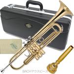 J Michael Jマイケル TR-200 トランペット アウトレット ラッカー 管楽器 B♭ trumpet BACHマウスピースセット O　北海道 沖縄 離島不可