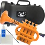 ZO ゼットオー ピッコロトランペット PC-11 オレンジ アウトレット プラスチック B♭ A piccolo trumpet orange セット B　北海道 沖縄 離島不可