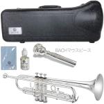 JUPITER  ジュピター JTR500S トランペット 銀メッキ 管楽器 B♭ JTR-500 silver Trumpet SILVERメッキ BACHマウスピース セット C　北海道 沖縄 離島不可