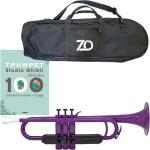 ZO ゼットオー トランペット TP-04BK パープル アウトレット プラスチック 管楽器 trumpet purple ジブリ セット G　北海道 沖縄 離島 同梱不可