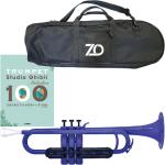 ZO ゼットオー TP-10BK トランペット ダークブルー アウトレット プラスチック 管楽器 Trumpet Dark Blue ジブリ セット G 　北海道 沖縄 離島 不可