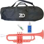 ZO ゼットオー トランペット TP-14 ピンク アウトレット プラスチック 管楽器 B♭ trumpet Pink セット B　北海道 沖縄 離島不可