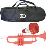 ZO ゼットオー トランペット TP-14 ピンク アウトレット プラスチック 管楽器 B♭ trumpet Pink ミュート セット C　北海道 沖縄 離島不可
