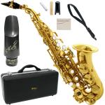 Antigua  アンティグア SS2400 エルドン カーブドソプラノサックス アウトレット ラッカー eldon curved soprano sax Rousseauマウスピース セット　北海道 沖縄 離島不可