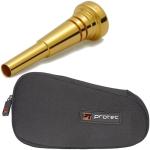 BEST BRASS ベストブラス TP-9D トランペット マウスピース グルーヴシリーズ 金メッキ Trumpet mouthpiece Groove Series GP PROTEC N203 セット　北海道 沖縄 離島不可