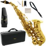 Antigua  アンティグア SS2400 エルドン カーブドソプラノサックス アウトレット ラッカー eldon curved soprano saxophone gold Vandoren セット G　北海道 沖縄 離島不可