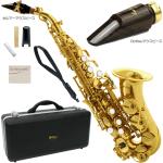 Antigua  アンティグア SS2400 エルドン カーブドソプラノサックス アウトレット ラッカー eldon curved soprano sax Gottsuセピアトーン VI セット　北海道 沖縄 離島不可