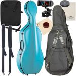 Carbon Mac カーボンマック CFC-L チェロ ケース ライトブルー LBL ハードケース 4/4 リュック 水色 cello cases light blue セットC 　北海道 沖縄 離島 代引き 同梱不可