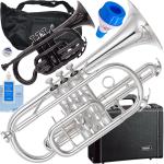 YAMAHA ヤマハ YCR-6335SII コルネット 銀メッキ イエローブラス ショート 管楽器 B♭ YCR-6335S-2 Cornet Silver セットF　北海道 沖縄 離島不可