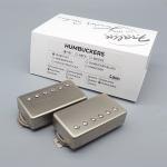 Lindy Fralin Pure P.A.F. Humbucker Pickup Set / Raw Nickel Cover ( Zebra Bobbin ) 