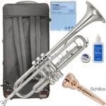 YAMAHA ヤマハ YTR-3335S トランペット 銀メッキ リバース シルバー 管楽器 B♭ Trumpet ピンクゴールドマウスピース セット P　北海道 沖縄 離島 不可