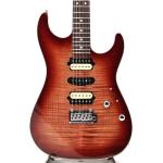 Suhr サー JE-Line Standard Plus Rear Route Faded Trans Wine Red Burst