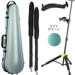 Carbon Mac カーボンマック CFV-2S S-LGR サテン ライトグリーン バイオリン ケース 4/4 ハードケース violin case light green DS571BB セット 北海道 沖縄 離島 代引 同梱不可