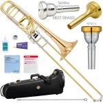 YAMAHA ヤマハ YBL-835G バストロンボーン ゴールドブラスブラスベル 太管 ダブルロータリー カスタム Xeno Bass Trombone セットC　北海道 沖縄 離島不可