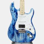 James Tyler L.A. Studio Classic Black Limba / Birdseye Mape Royal Blue Shmear/Semi-Gloss