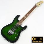 Charvel シャーベル MJ San Dimas Style 1 HSH FR PF QM / Transparent Green Burst 【OUTLET】